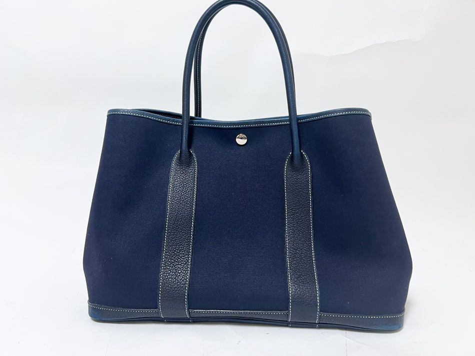 HERMES エルメス ガーデンパーティPM 36 トートバッグ トワル