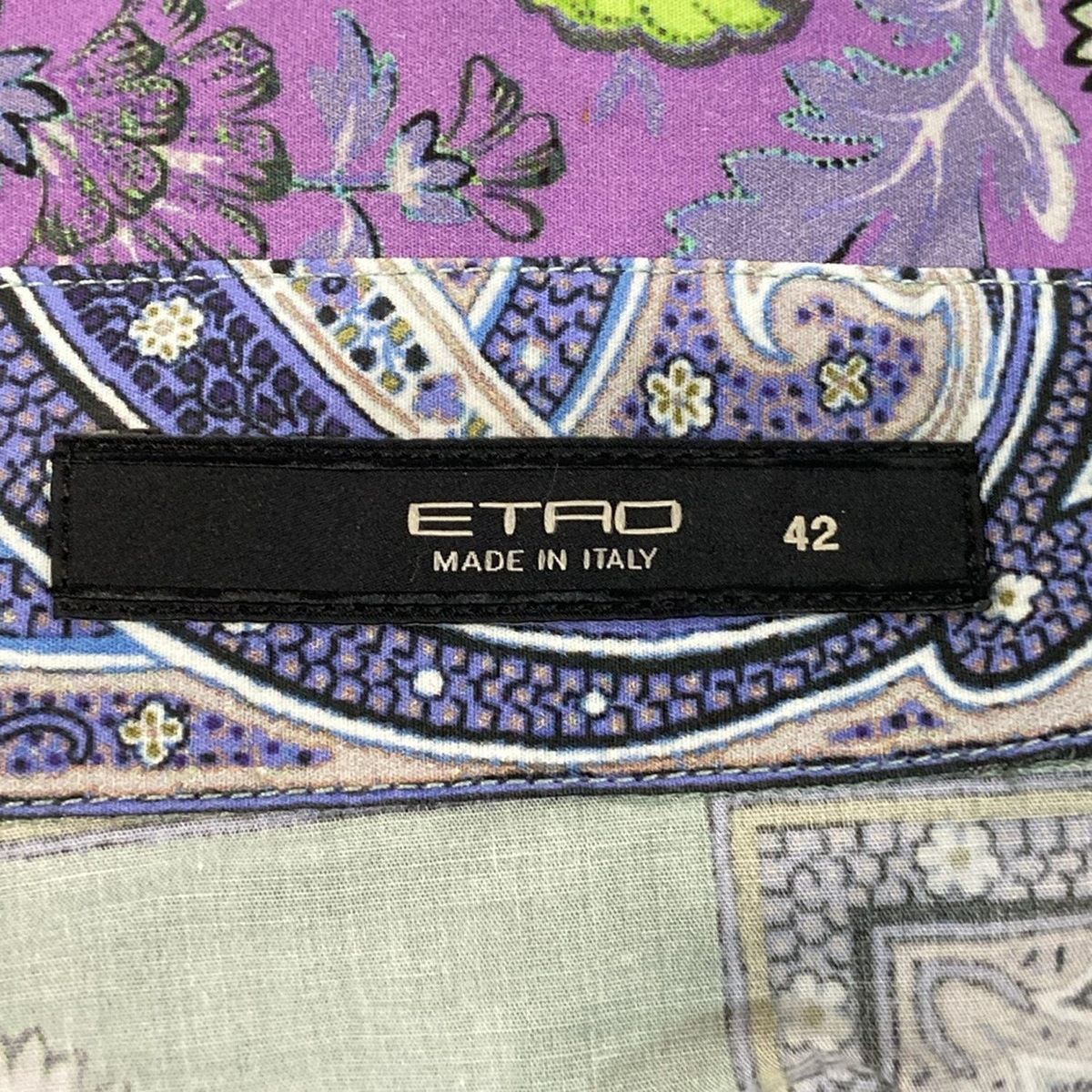 ETRO(エトロ) 長袖シャツブラウス サイズ42 M レディース美品 - 黒