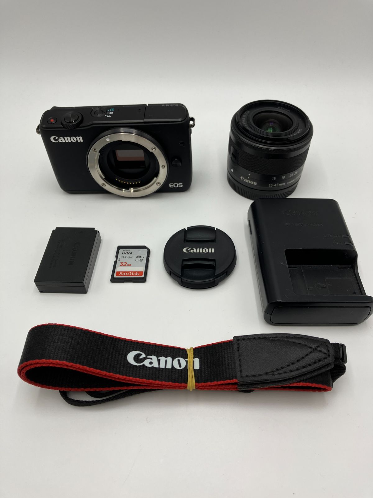 動作確認済】Canon EOS M10 EF-M 15-45mm IS STM 標準ズームレンズ