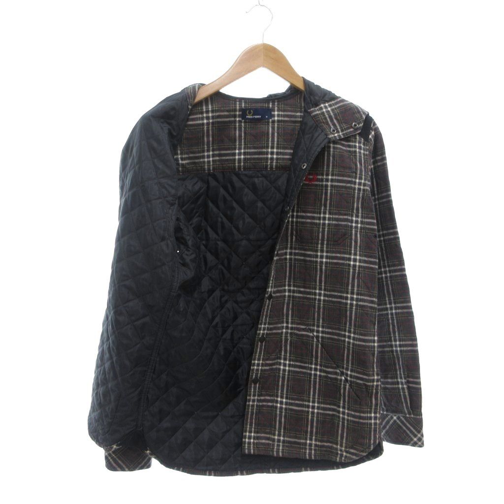 フレッドペリー FRED PERRY ジャケット 中綿 M キルティング チェック