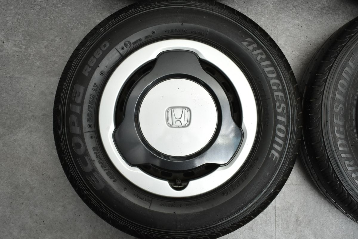 ホンダ N-VAN 純正 12インチホイールエコピアR680 145/80R12 新車外し