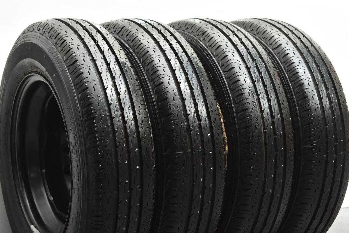 美品】ホンダ N-VAN 純正 12in 4J +40 PCD100 ブリヂストン エコピア