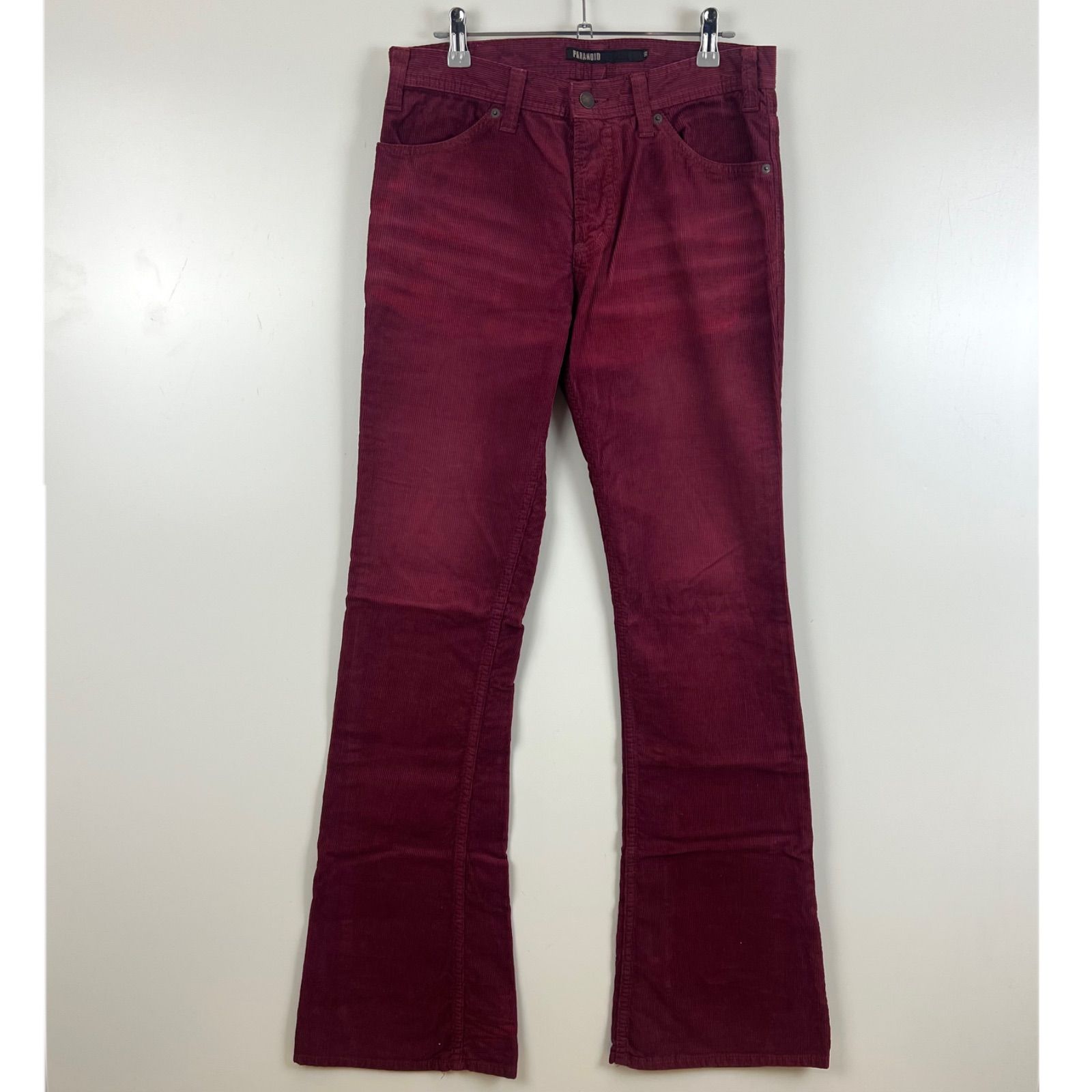 PARANOID 00s y2k archive corduroy flare pants 29 パラノイド
