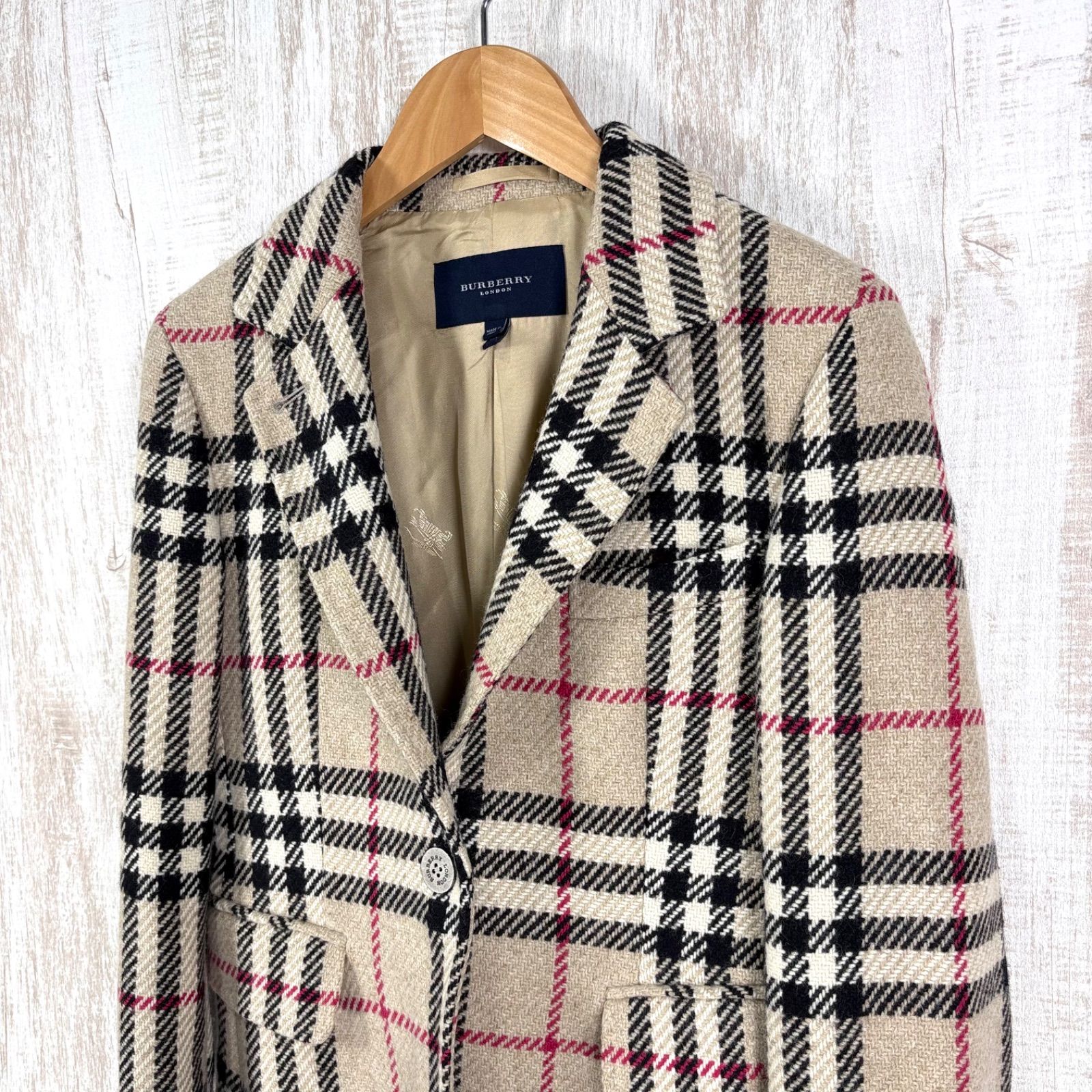 美品 レア BURBERRY LONDON バーバリーロンドン 定番カラー ベージュ