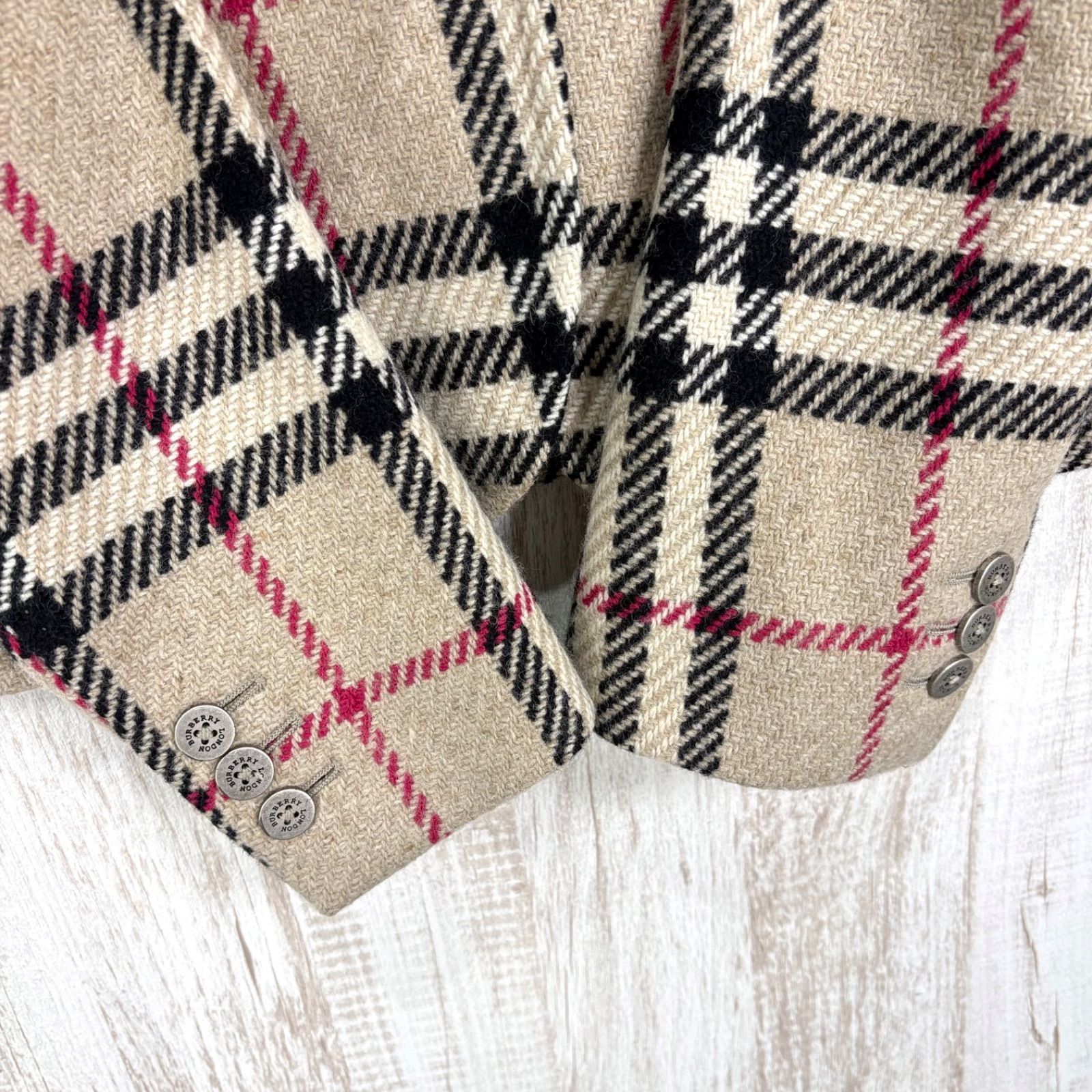 美品 レア BURBERRY LONDON バーバリーロンドン 定番カラー ベージュ