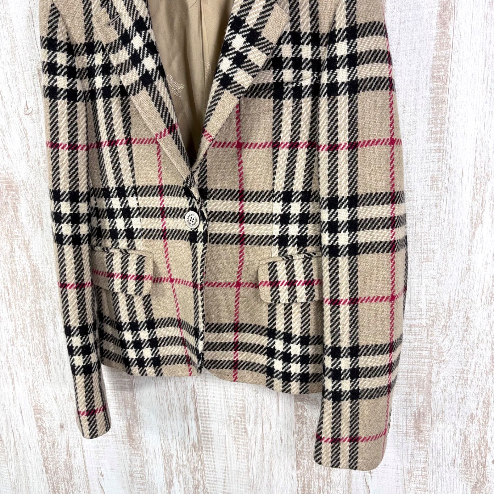 美品 レア BURBERRY LONDON バーバリーロンドン 定番カラー ベージュ