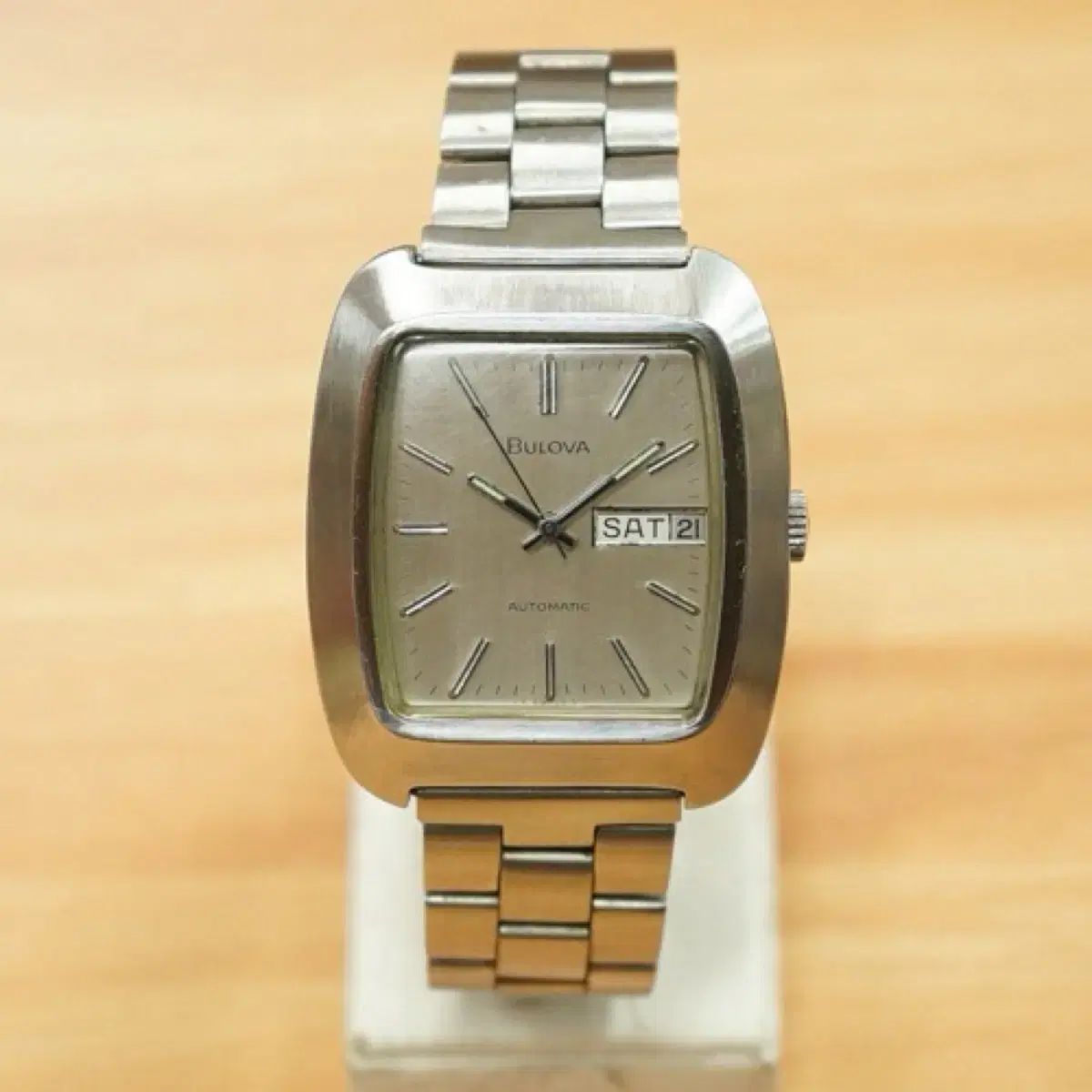 70s ブローバ Minute Man ジャンボ サイズ オートマチック 時計