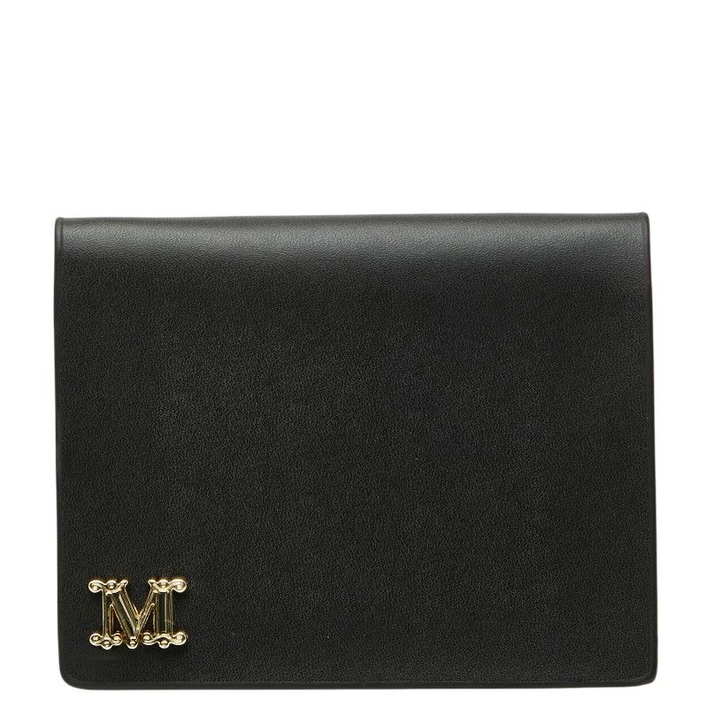 マックスマーラ ノベルティ カードケース ブラック レザー レディース