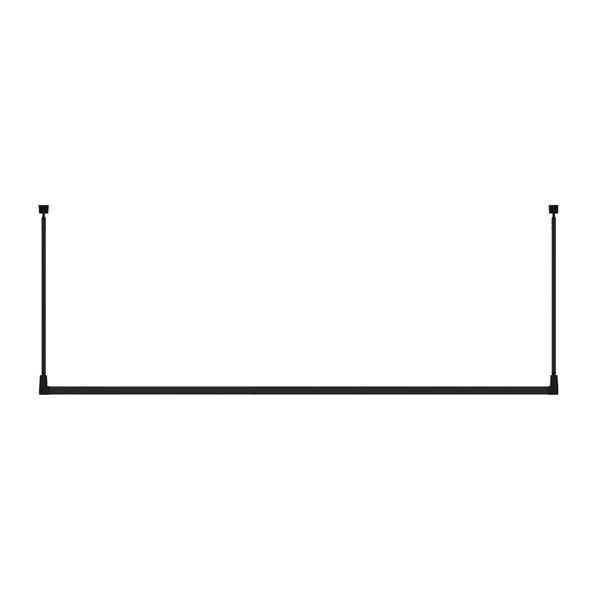 川口技研 軒天用物干 SPU型 SPU-6518-BL ブラック 高さ650mm