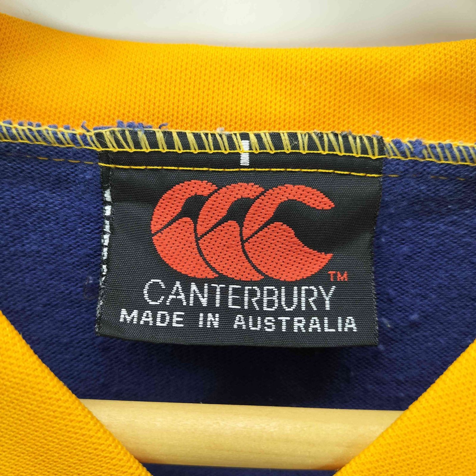 カンタベリー CANTERBURY 90S オーストラリア製 Vネック ボーダー
