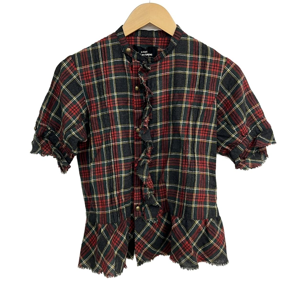 トリココムデギャルソン 半袖シャツブラウス サイズS レディース美品