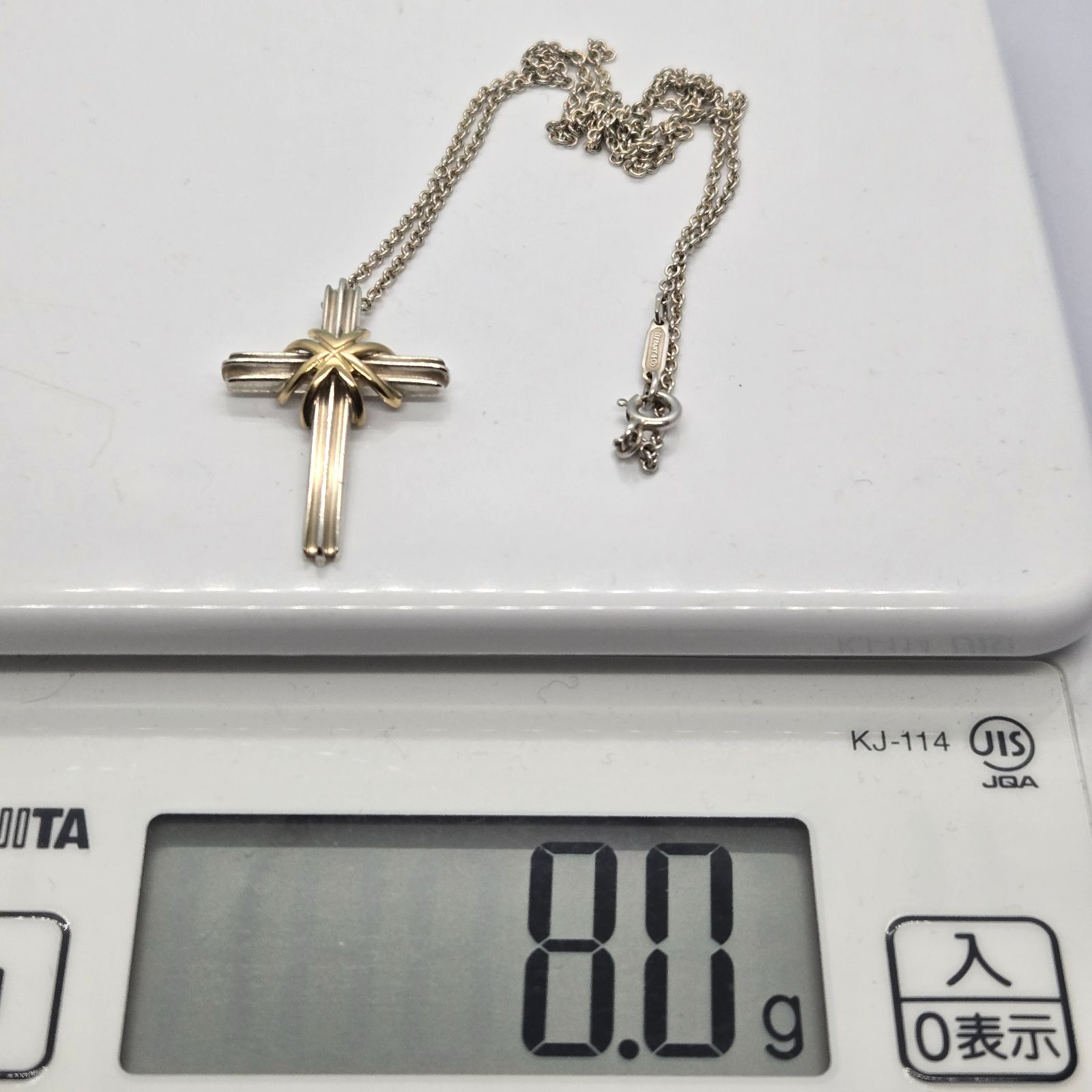 TIffany co．ティファニー クロス ネックレス 十字架 シルバー 925