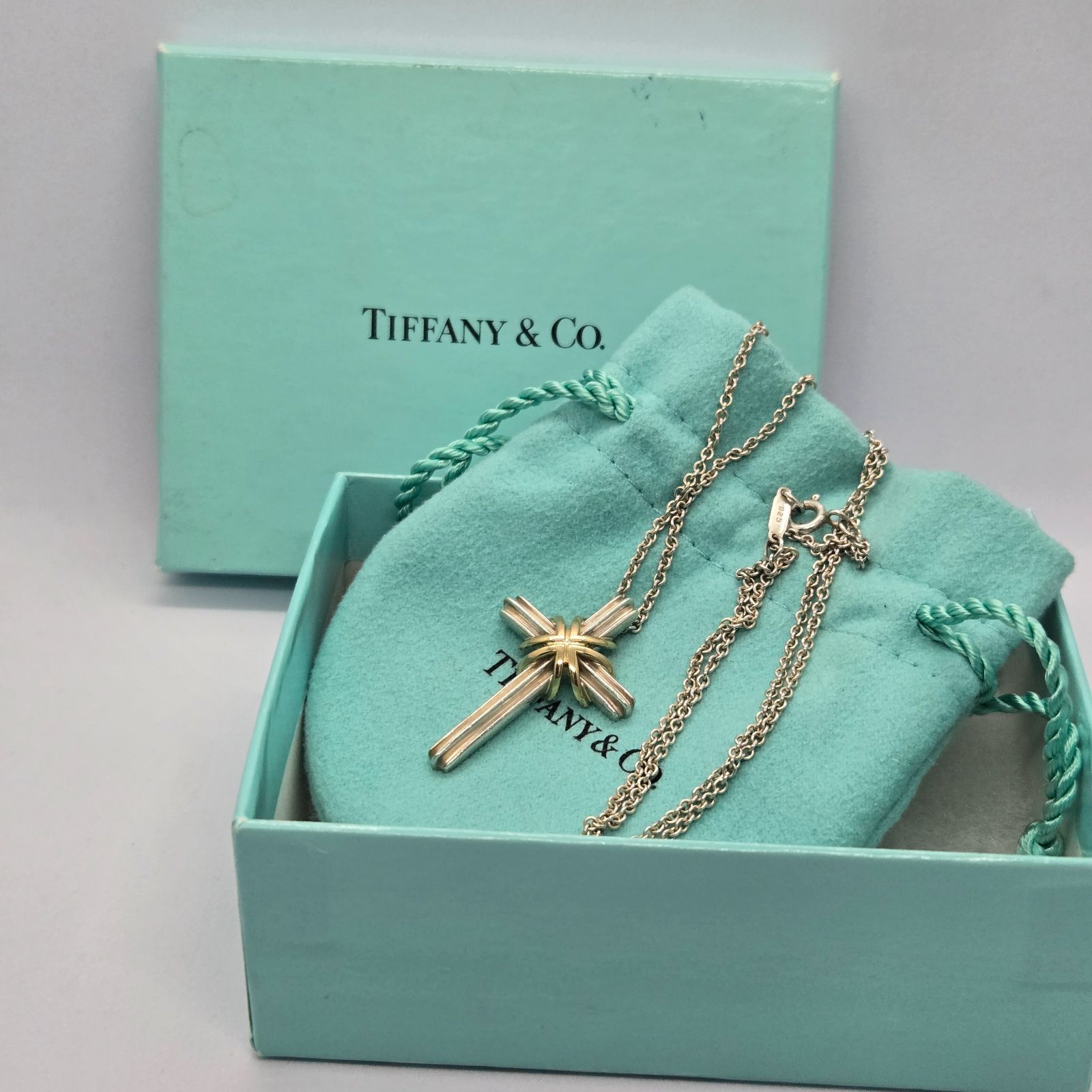 TIffany co．ティファニー クロス ネックレス 十字架 シルバー 925