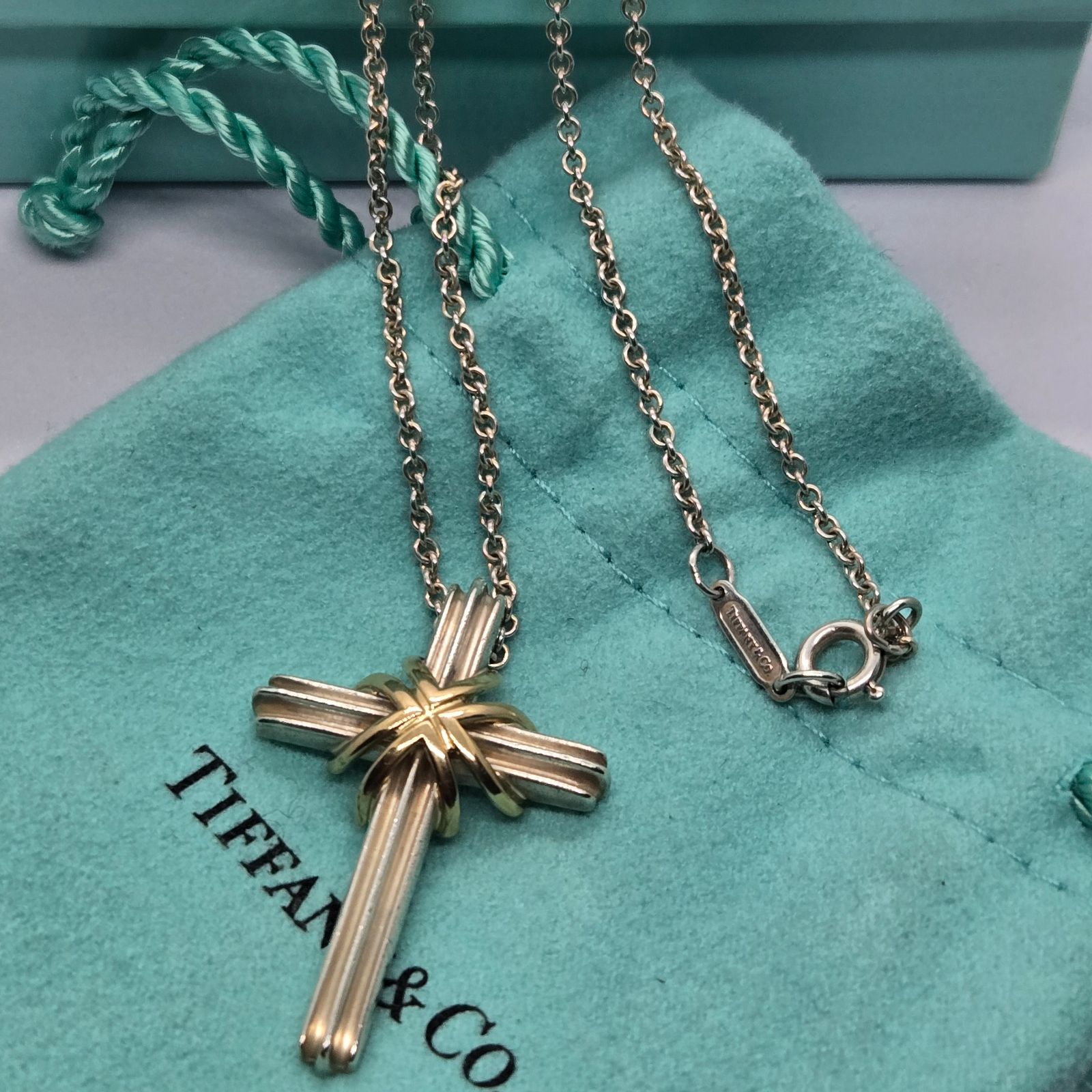 TIffany co．ティファニー クロス ネックレス 十字架 シルバー 925
