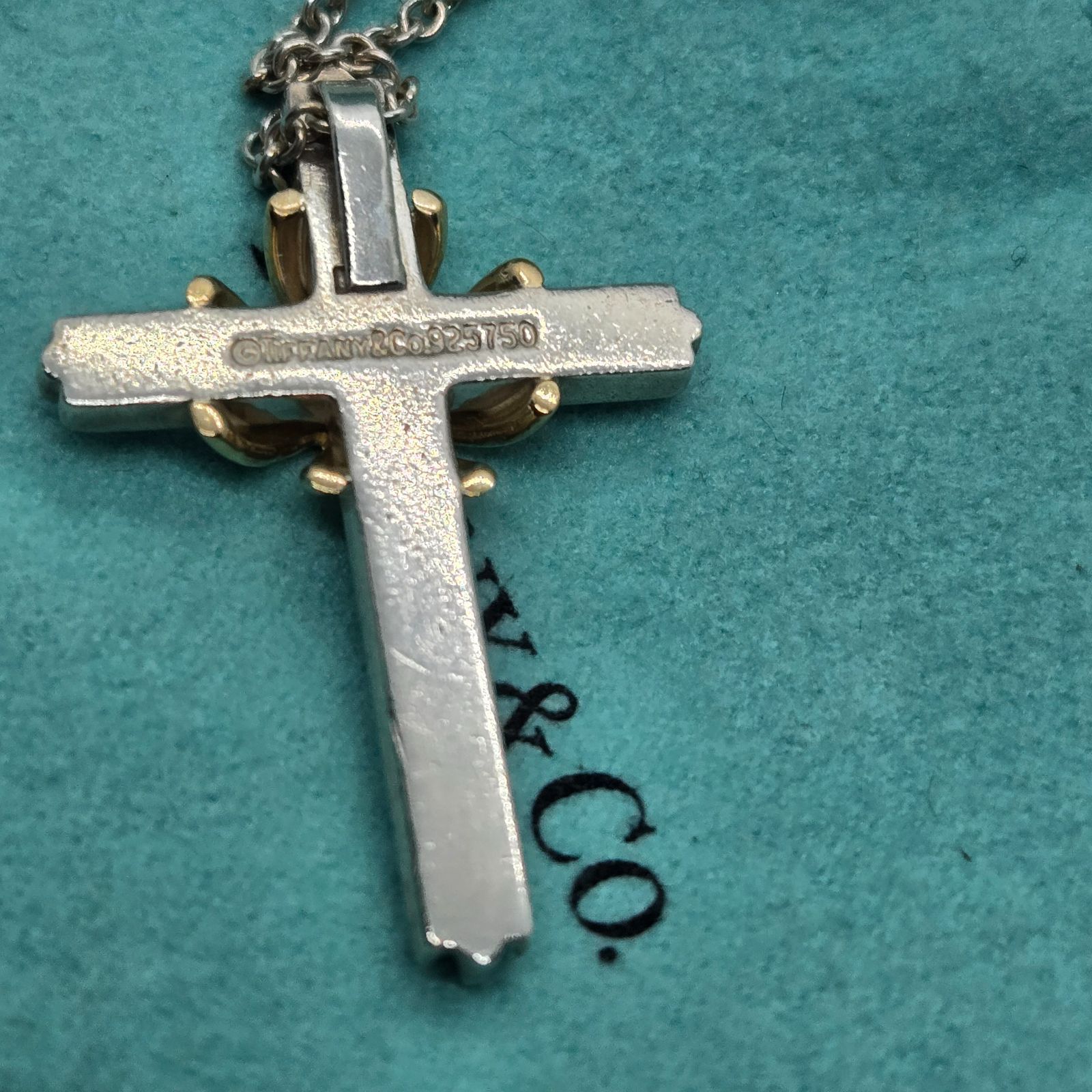 TIffany co．ティファニー クロス ネックレス 十字架 シルバー 925 