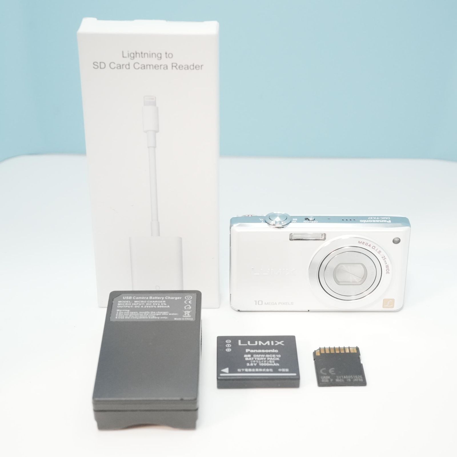 Panasonic LUMIX DMC-FX37 デジカメ スマホ転送OK フルセット 美品