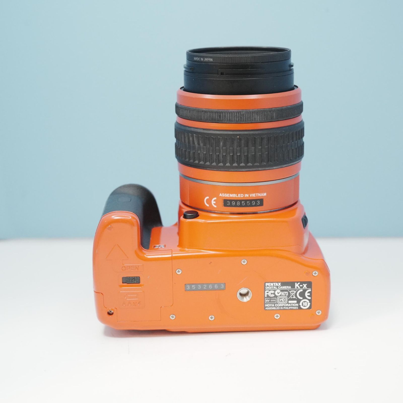 PENTAX K-x SR 赤色 一眼レフ スマホ転送OK フルセット 極美品 a5913