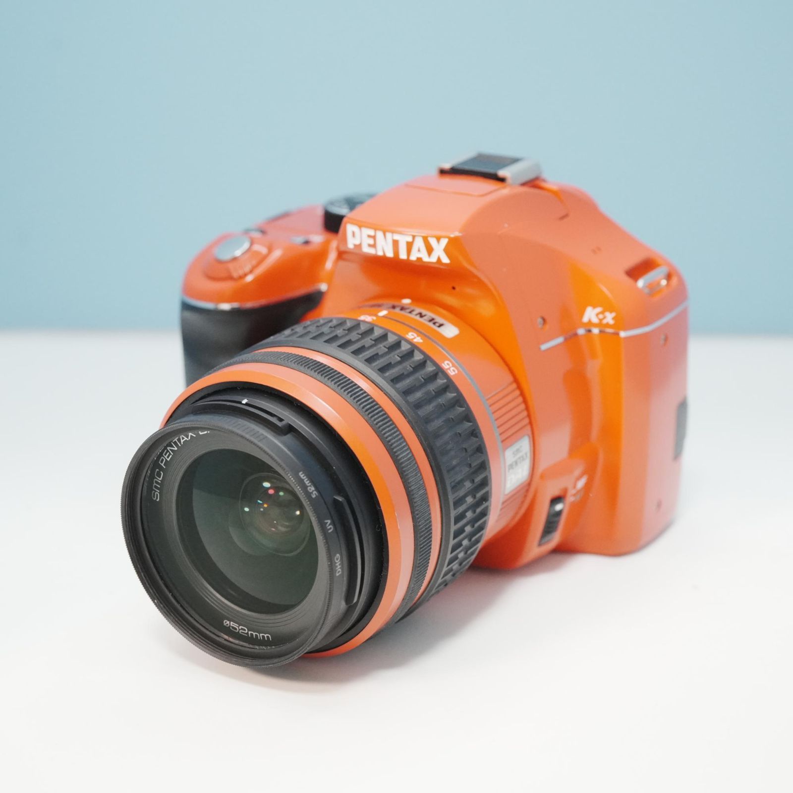 PENTAX K-x SR 赤色 一眼レフ スマホ転送OK フルセット 極美品 a5913