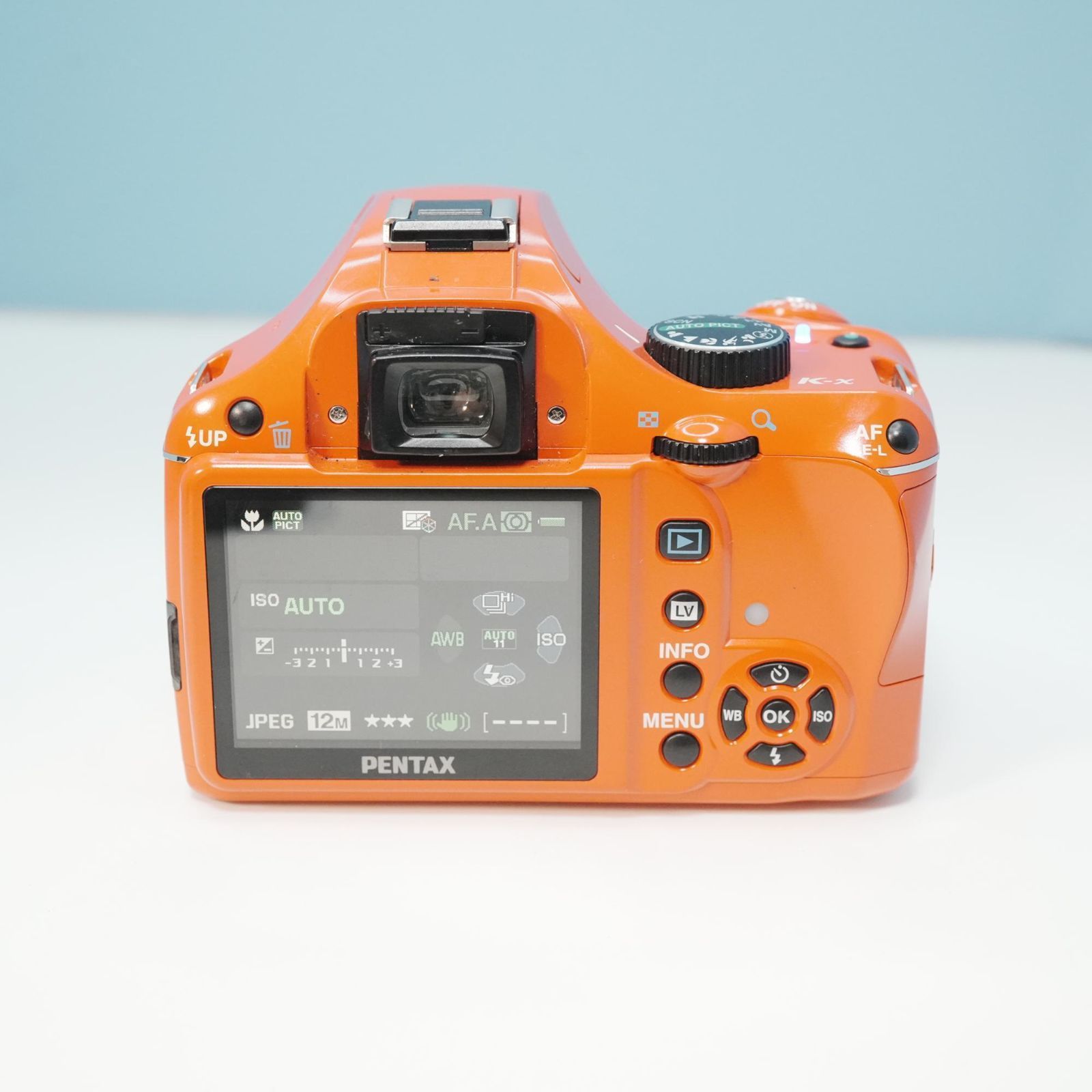 PENTAX K-x SR 赤色 一眼レフ スマホ転送OK フルセット 極美品 a5913
