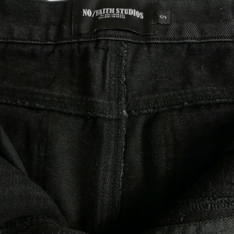 ノーフェイス ストゥディオス NO/FAITH STUDIOS FLARED DENIM フレア