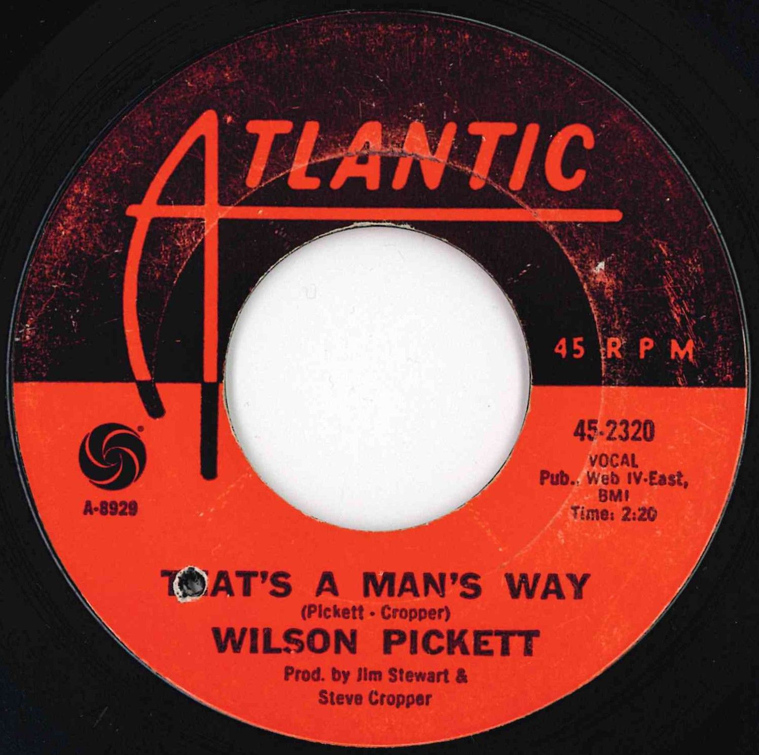 Wilson Pickett 634-5789 (Soulsville U.S.A.) / That's A Man's Way