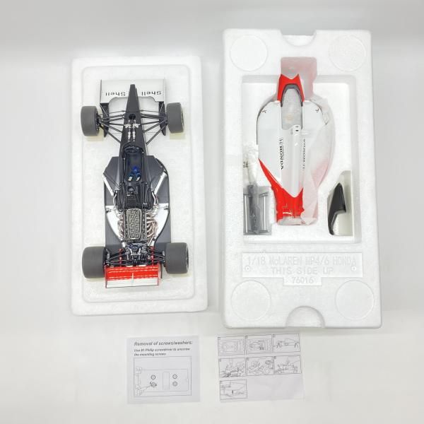 中古】 開封) 1／18 マクラーレン ホンダ MP4／6 日本GP