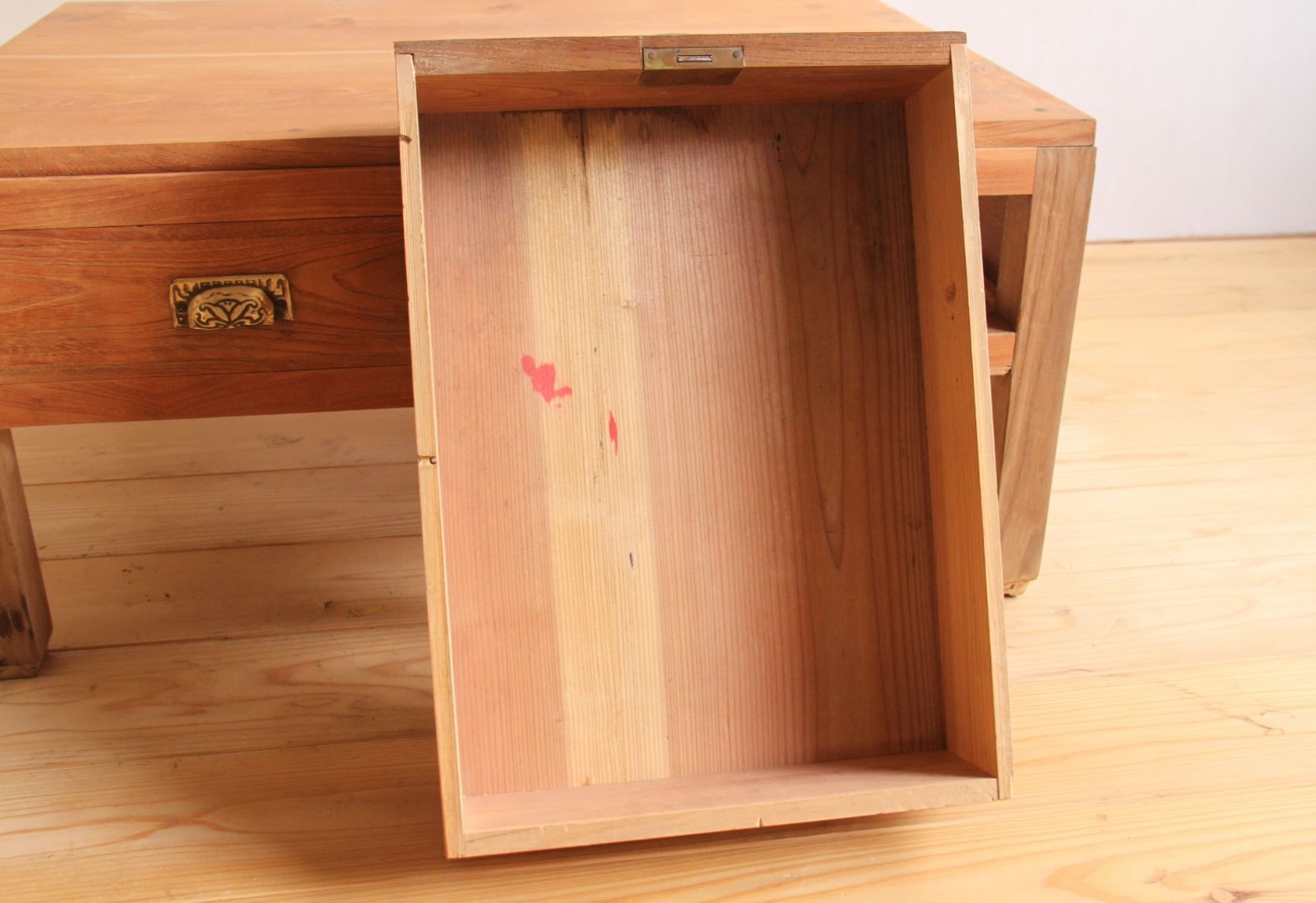 剥離家具 センターテーブル ローテーブル M016 古道具 古家具