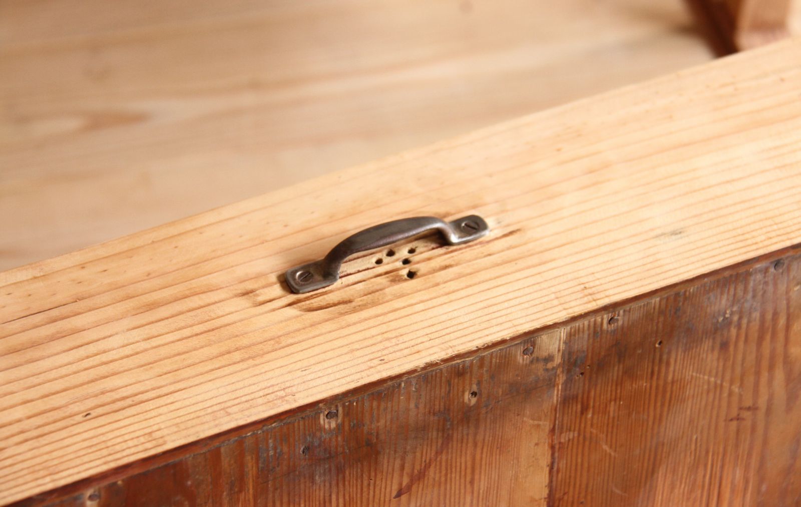 センターテーブル 文机 剥離家具 白 古道具 古家具 アンティーク