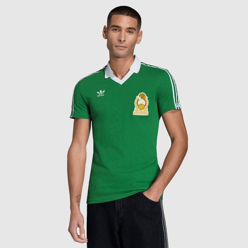 【送料無料・匿名配送】adidas Originals アディダス オリジナルス メキシコ代表 1986 復刻 ホーム シャツ 緑 新品 正規品 日本未発売 1986W杯