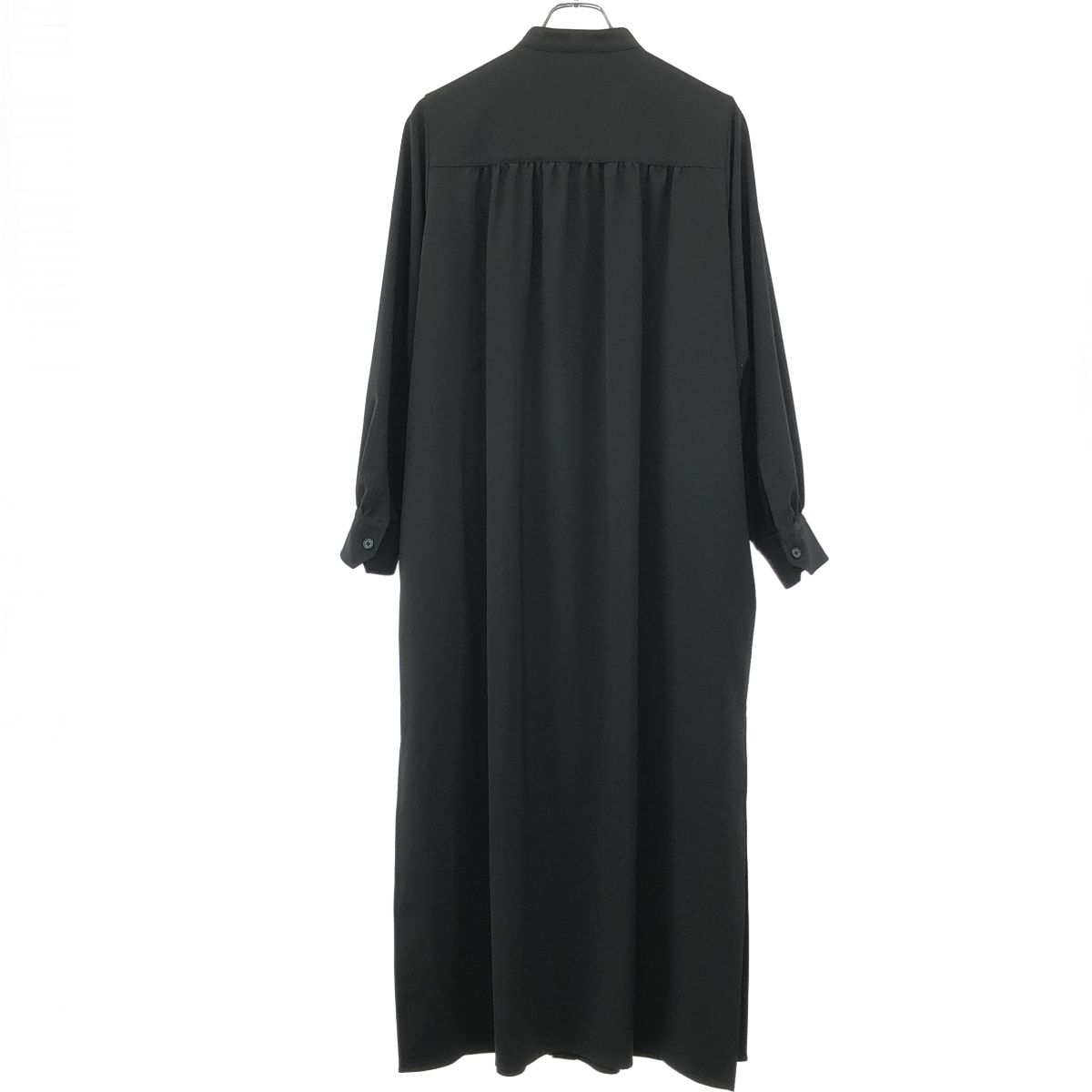 HYKE ハイク 23AW マキシシャツワンピース 232-16180 ブラック 2