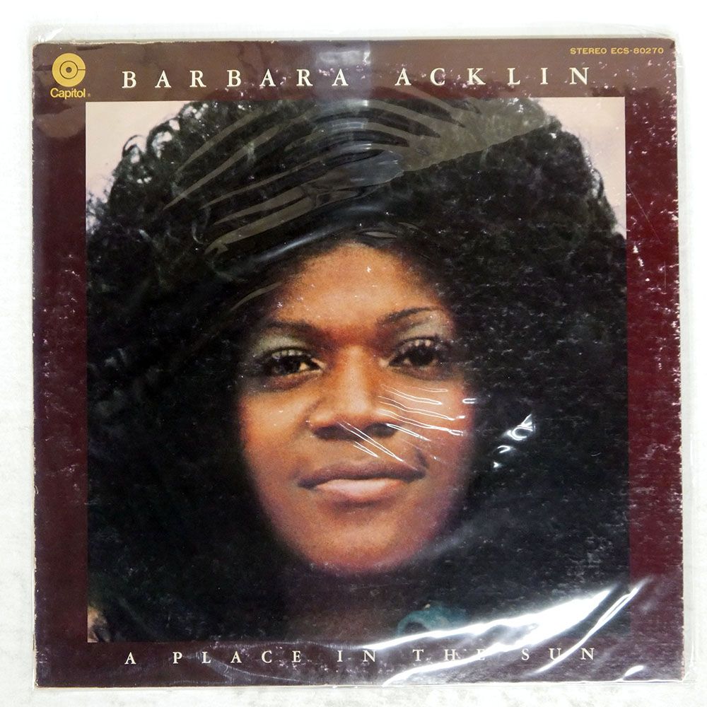 見本盤 国内盤 BARBARA ACKLIN/A PLACE IN THE SUN/CAPITOL ECS80270