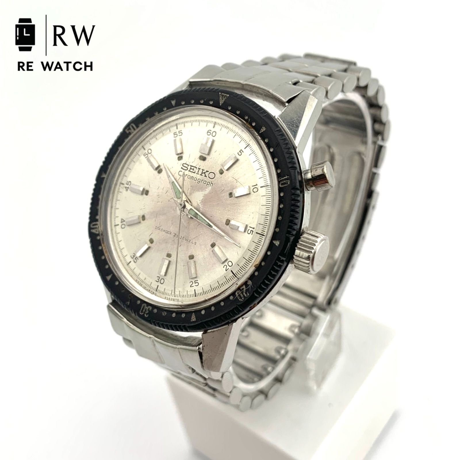 【中古品】SEIKO Criteria ソーラー クロノグラフ 腕時計 中古】SEIKO 45898TO 47xxxxx クロノグラフ 腕時計 - メルカリ