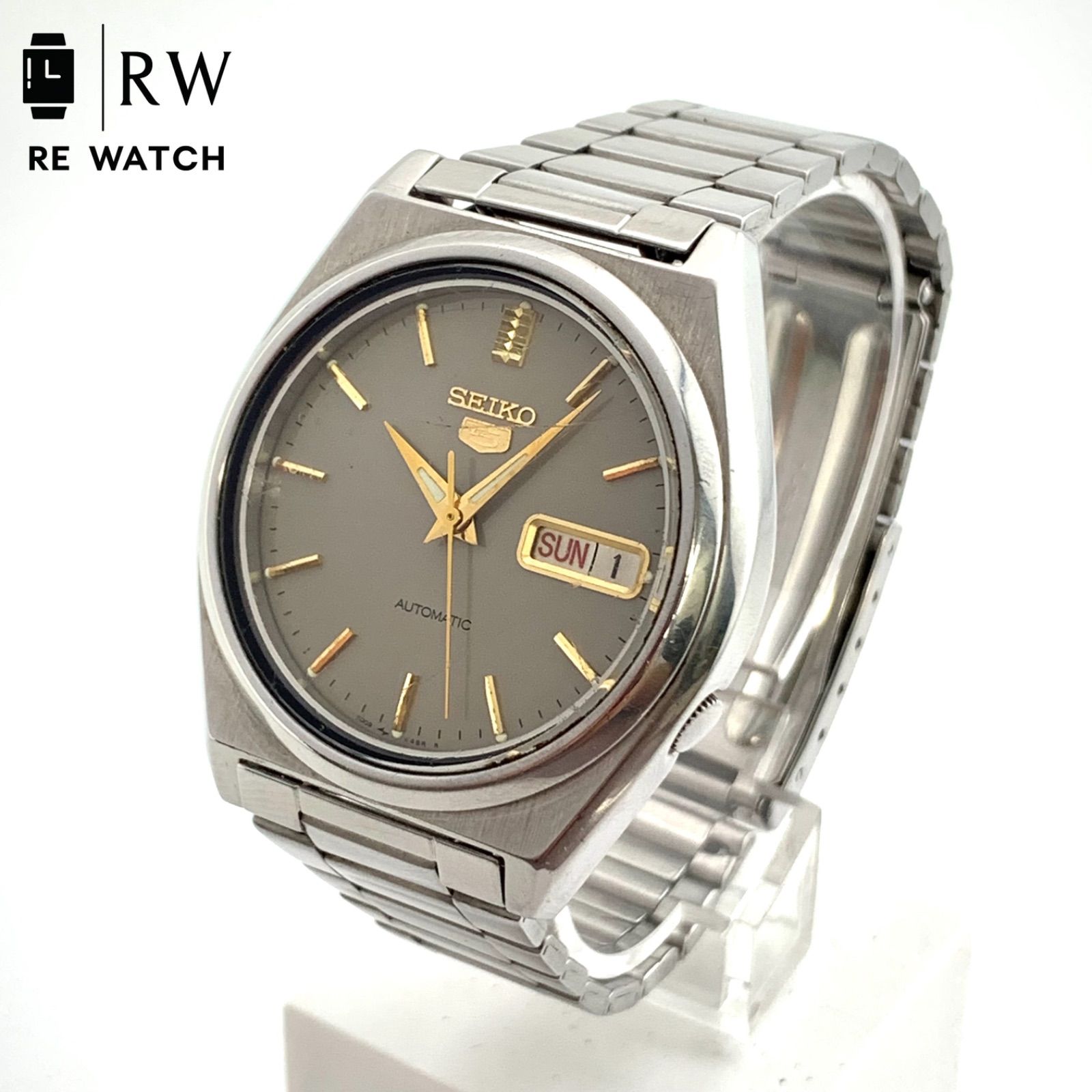 SEIKO 自動巻き グレー文字盤 時計 グランドセイコー シルバーの文字盤 