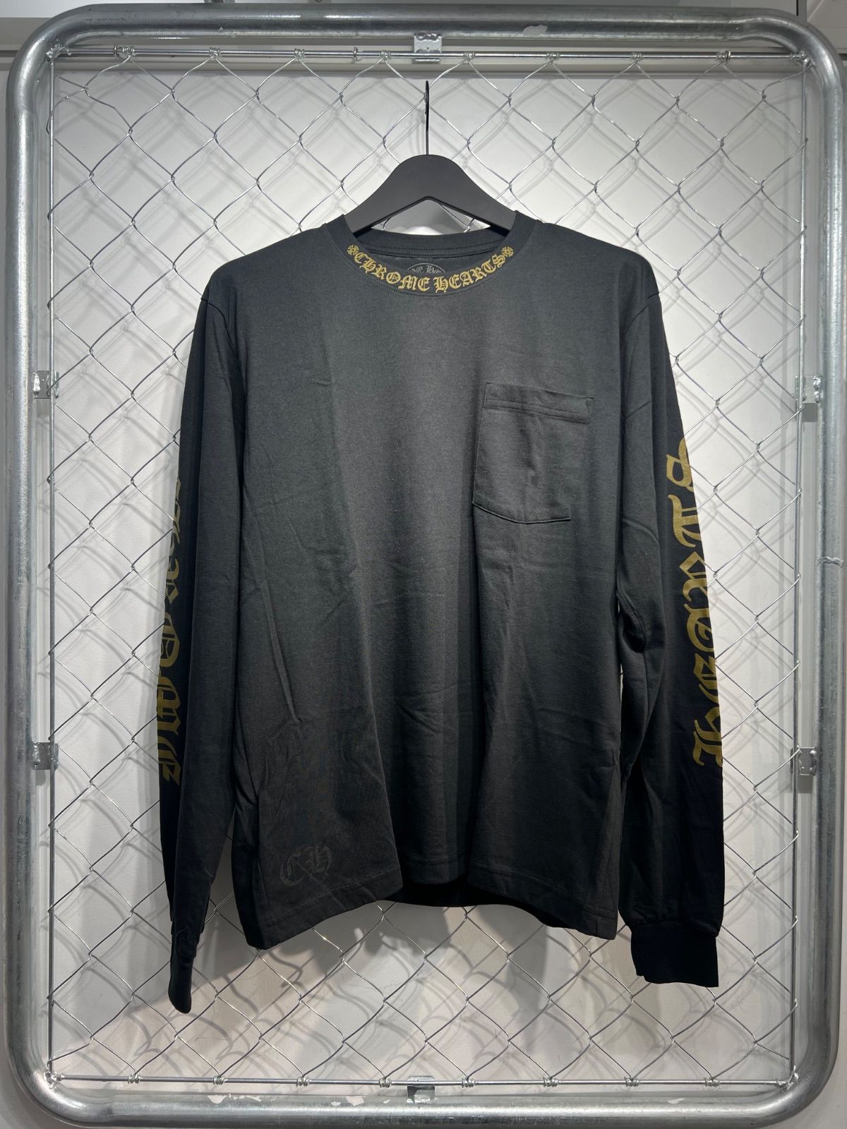 CHROME HEARTS クロムハーツ 新作 ネックロゴ Tシャツ ロングTシャツ 