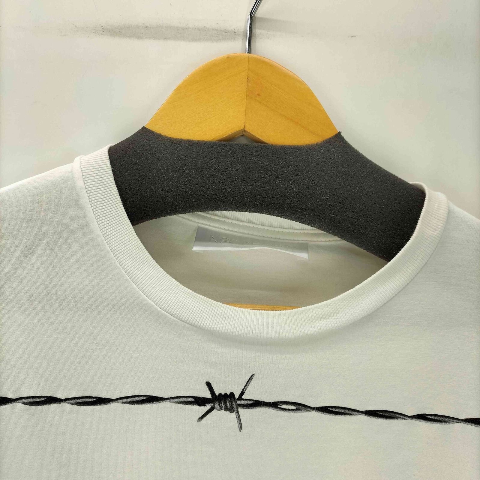 ニールバレット NEIL BARRETT 20SS イタリア製 有刺鉄線 プリント T 