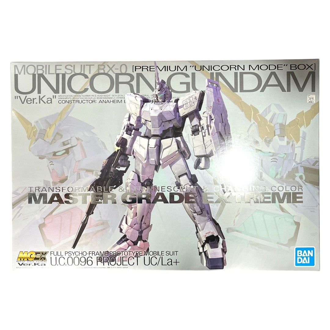 未使用】MGEX RX-0 ユニコーン ガンダム ver.Ka プレミアム ユニコーン 