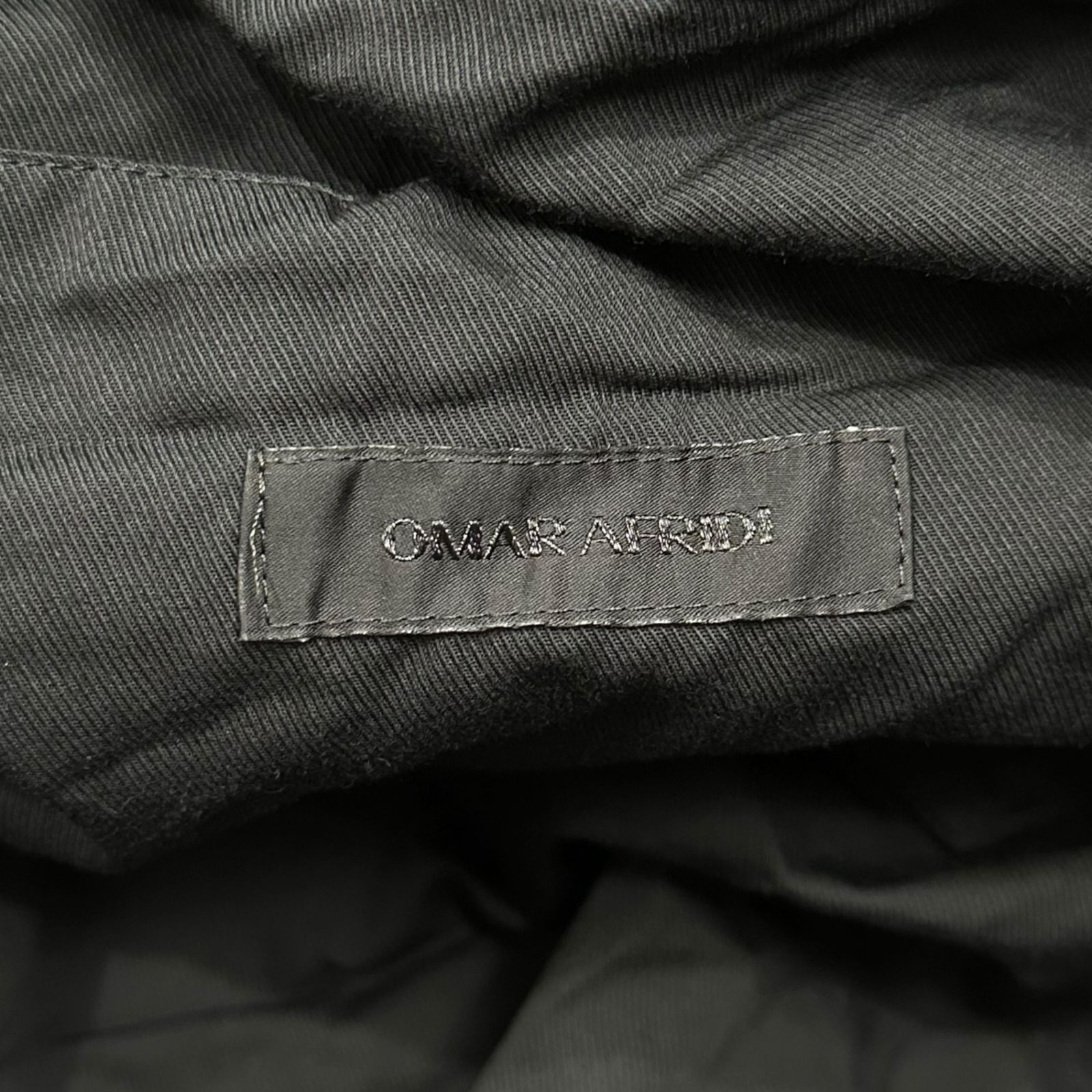 OMAR AFRIDI(オマールアフリディ) Lidia Bag BLACK_NYLON TWILL 