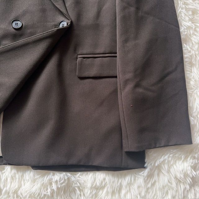 crewre ダブルテーラードジャケット オリーブブラウン サイズ2 24AW