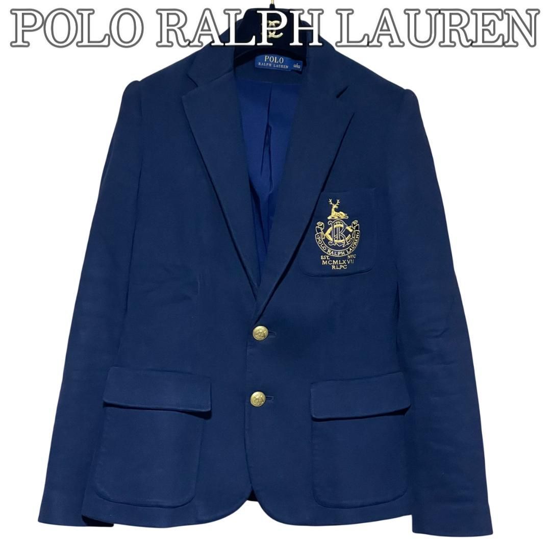 POLO RALPH LAUREN ポロラルフローレン エンブレム刺繍 ブレザー