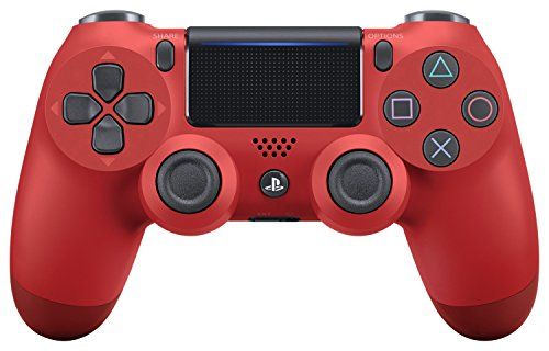 純正品】ワイヤレスコントローラー (DUALSHOCK 4) マグマ・レッド (CUH