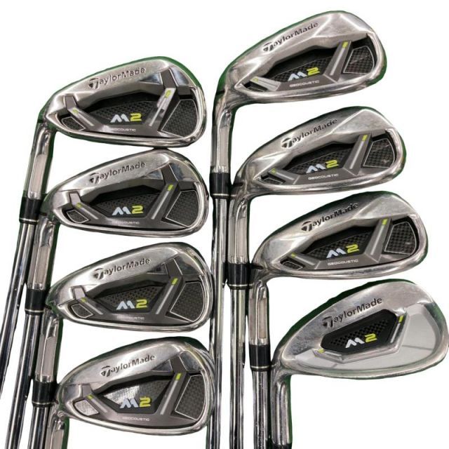中古】 テーラーメイド M2(2017) 8S アイアンセット IR RE-AX 90 STEEL