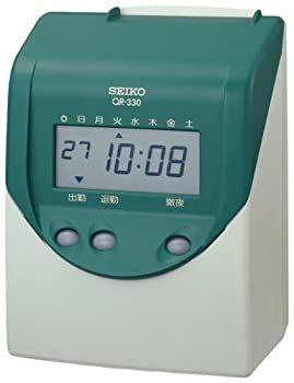 【中古】【輸入･日本仕様】セイコープレシジョン タイムレコーダー QR-330