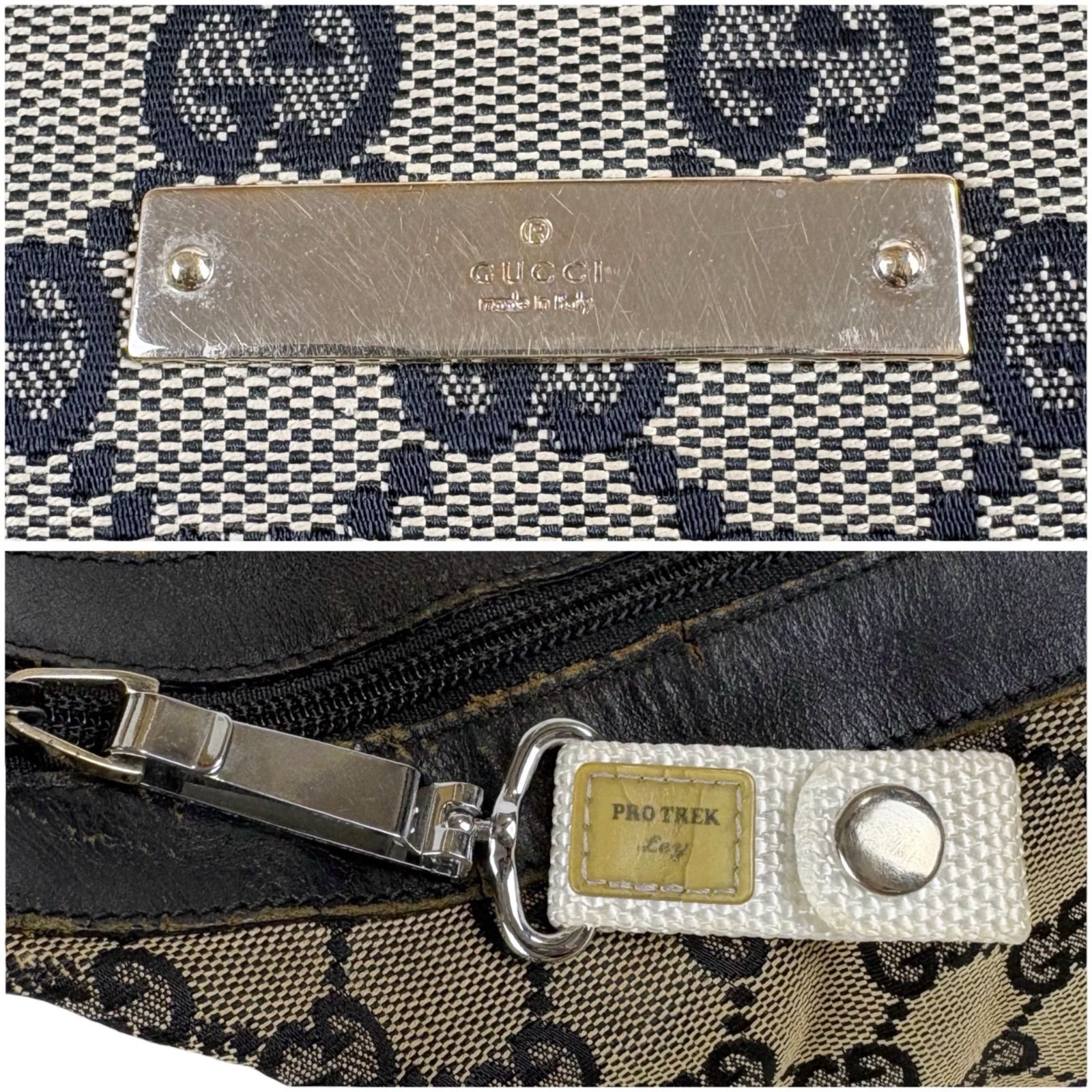 グッチ GUCCI GGキャンバス ショルダーバッグ ブラック 0432 クロス 