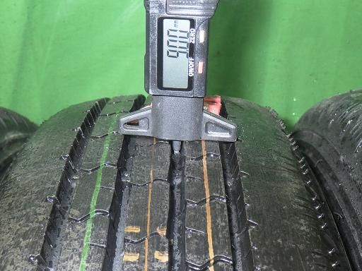 中古】195/75R15 日産純正15インチ スチール スペアタイヤ ダンロップ6