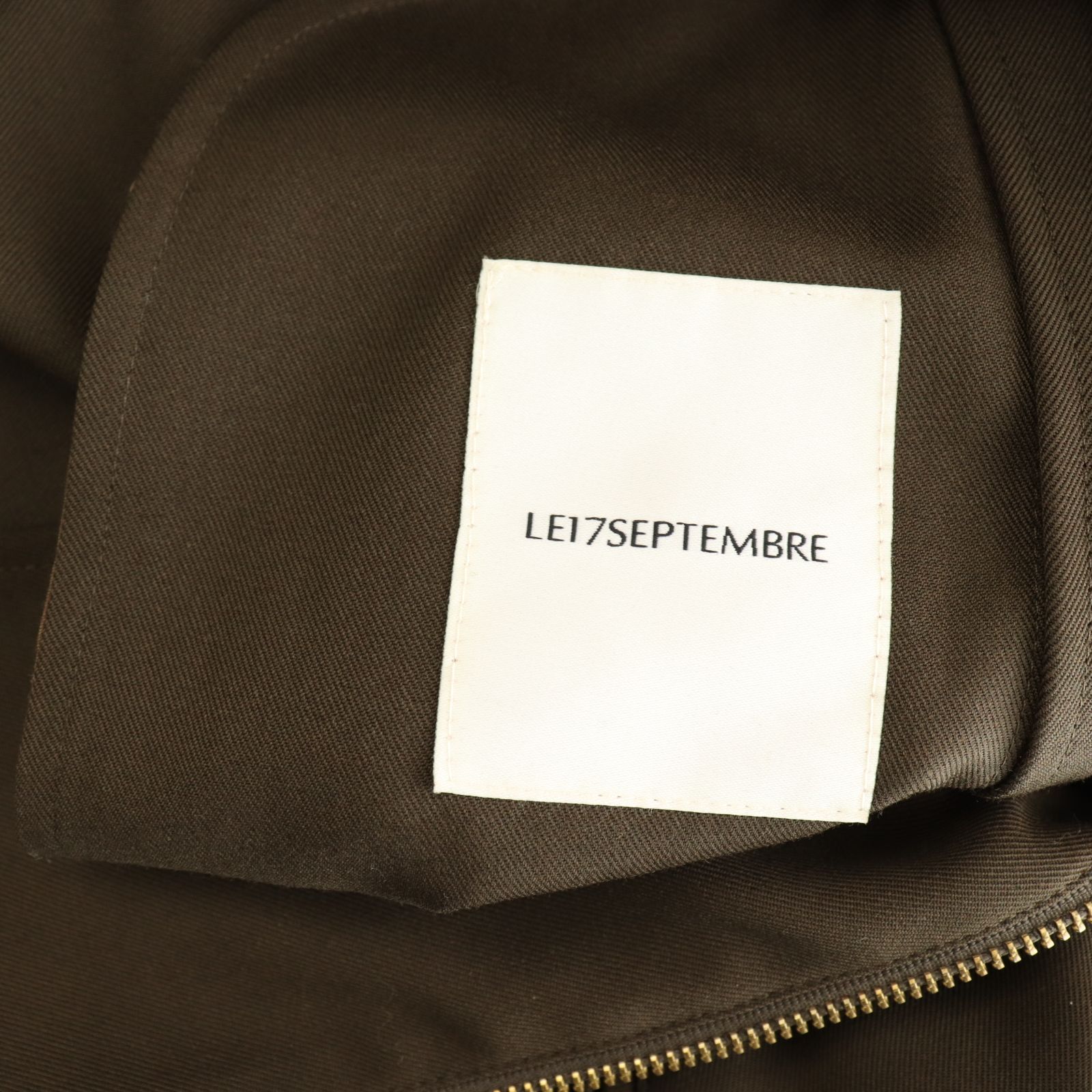 ルディセットセプトンブル LE17SEPTEMBRE 24AW DRAWCORD COLLAR JUMPER 