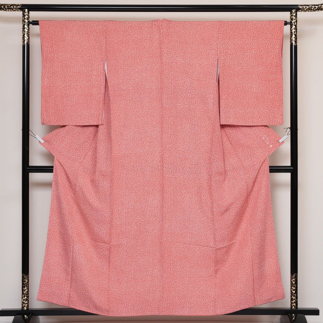 江戸小紋 袷 身丈156cm 裄丈63cm 正絹 岡山五郎作 Aランク Mサイズ 広