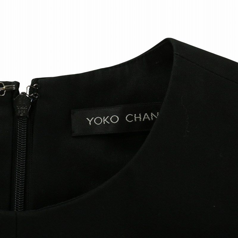 ヨーコチャン YOKO CHAN 18SS ワンピース 半袖 フリル袖 ロング 36 S