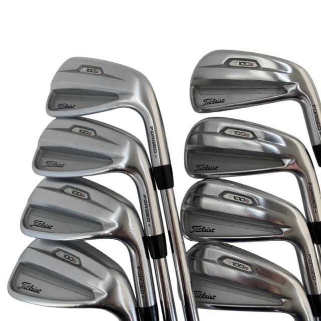 【中古】 タイトリスト Titleist T100S(2021) 8S アイアンセット IR NS PRO MODUS3 TOUR115 (フレックスS) メンズ 男性用 右利き 右用 Cランク ゴルフクラブ