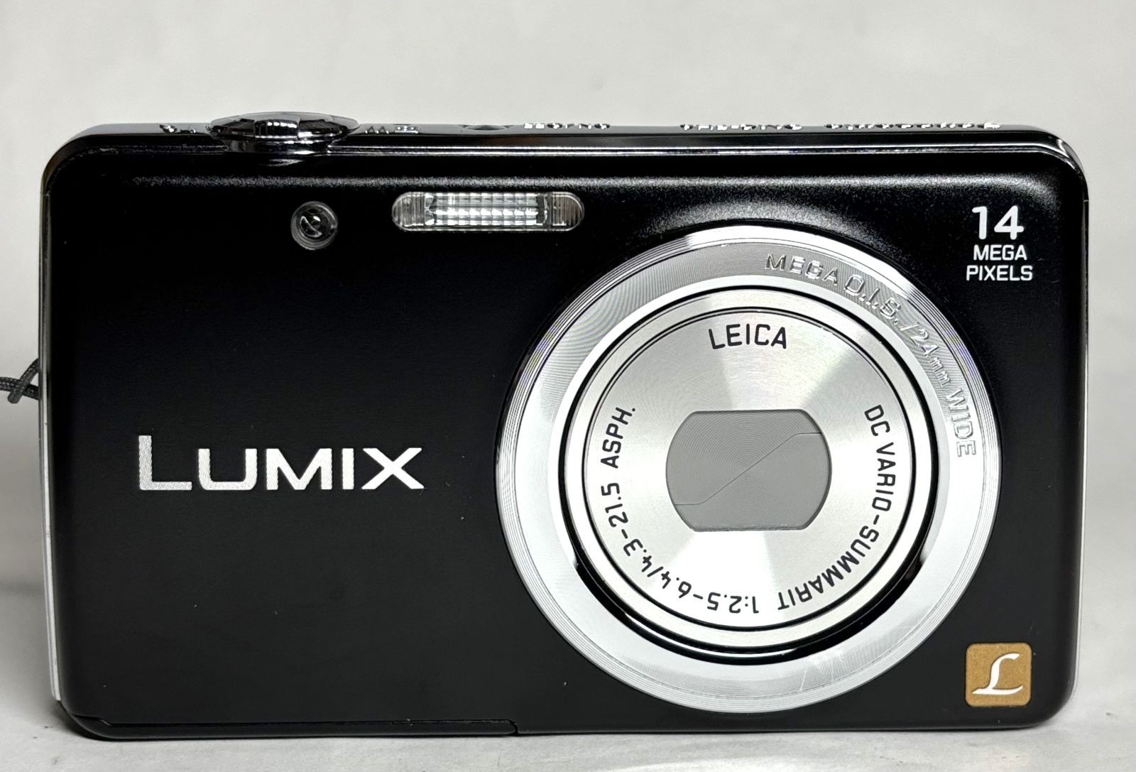 Panasonic Lumix DMC-FH6 14.1MP 4x is LEICAレンズ 黒色美品動作品 