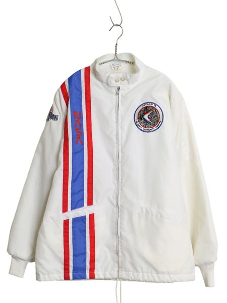 デッドストック 70s USA製 NASA フルジップ ナイロン ジャケット